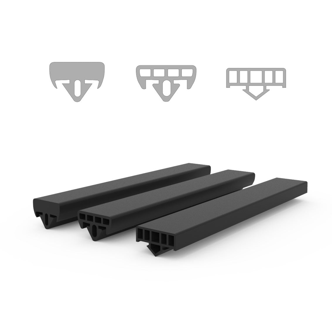 Glass rack profiles - All types & sizes