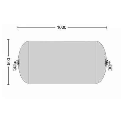 Pneumatic Fender 500x1000mm - Sling Type