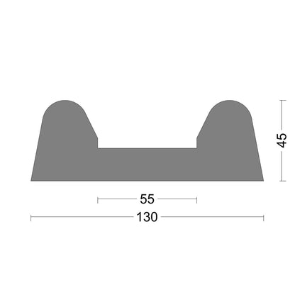 B fender profile 130x45mm