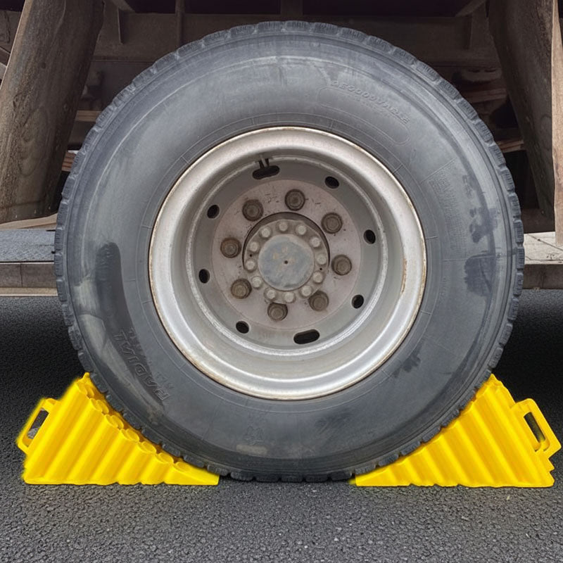 Trailer wheel chocks