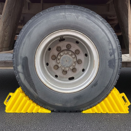 Trailer wheel chocks