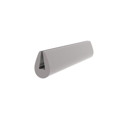 Rubber U-profile 18x28 -7mm - Grey